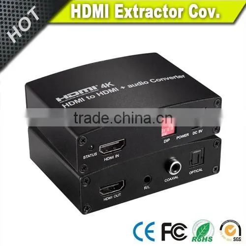 Premium Quality 1080P HDMI To HDMI + Audio (SPDIF + RCA Stereo) Audio Extractor Converter photo-2