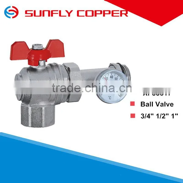 Nickle-plating Angle Ball Valve