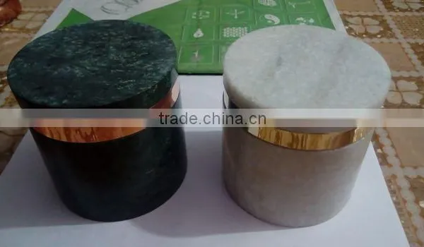 Marble Canister With Brass photo-4