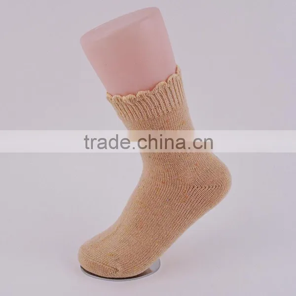 96N Double Cylinder Neps Yarn Casual Socks Woman Tube Sock photo-2