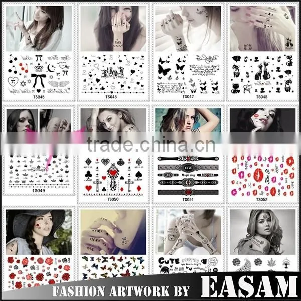 Easam Hot Temporary Tattoo Sticker With 56 Designs photo-4