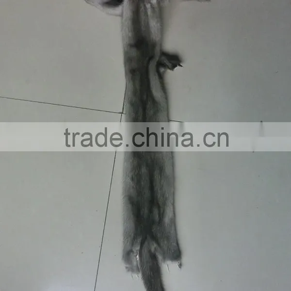 White Mink Fur Skin / Real Animal Fur photo-6