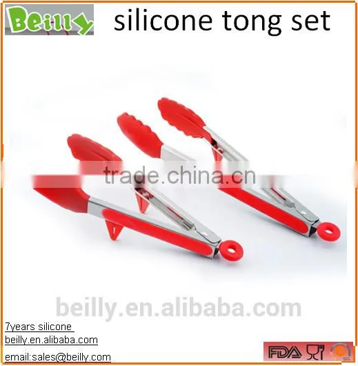 Steel Lifting Tongs,plastic Kitchen Tongs,silicone Scissor Tongs photo-5