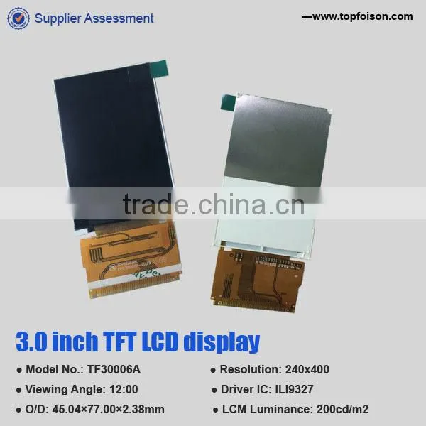 3.0inch Tft Lcd for Iphone Tft Lcd Display With Controller Board 3.0inch Lcd