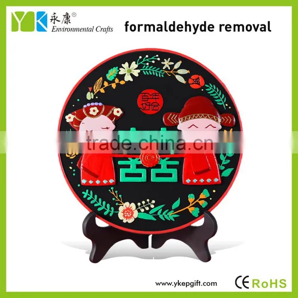 Beautiful Wedding Arts and Resin Handicraft Design Adsorb the Harmful Gas