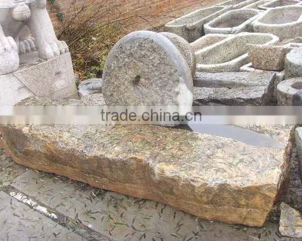 Antique Millstone Roller photo-2