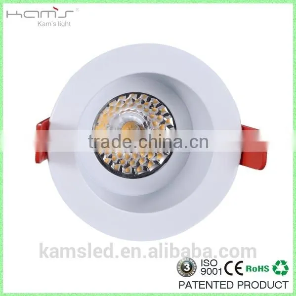 Dimmable LED Downlights Black/white Housing With Warm White 2700-3000k,3" Recessed Spot Light photo-2