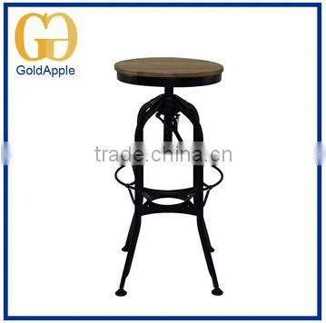 Vintage Kitchen Industrial Metal Singer Bar Stool and Chair Quality Choice photo-3