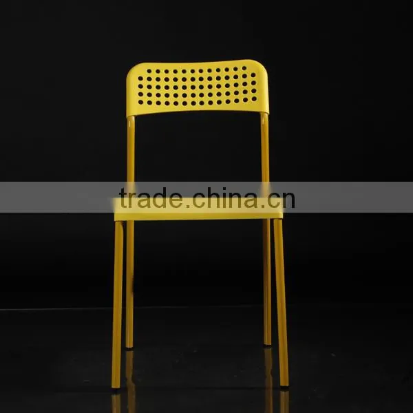 Hot Sale Cheap Restaurant Metal Frame Plastic Chair PM055 photo-2