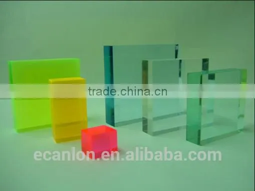 Customize Size Clear Solid Acrylic Cube Block photo-2
