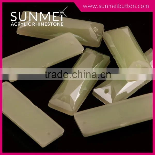 Factory Direct Sew on Flat Back Jade Rhinestone photo-5