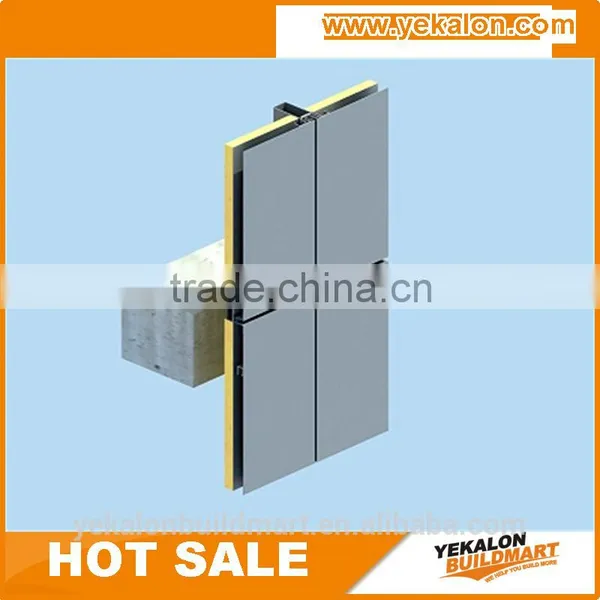 2015 Shenzhen Modern Design Aluminum Glass Wall Insulation Panel Interior Decoration With Nice Prices photo-2