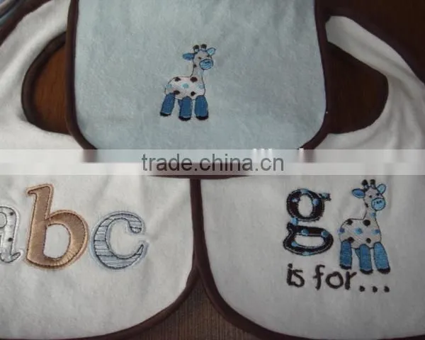 Multi -designs Beautiful Embroidery Baby Bib photo-2