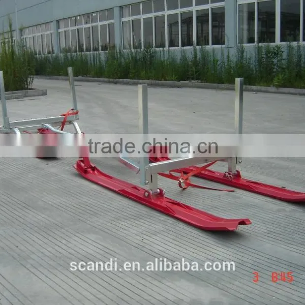 Professional Snow Sleigh Trailer Manufacturer 4W-SL02 Snow Sleigh Trailer photo-4