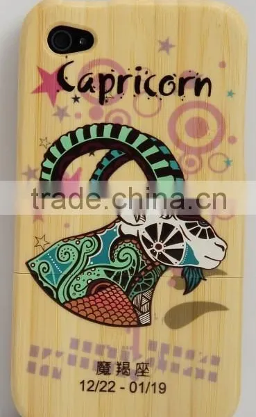 OCASE Manufacturer Maple Wood Zodiac Sign Color Drawing Printing Phone Cover for Iphone 6 photo-5