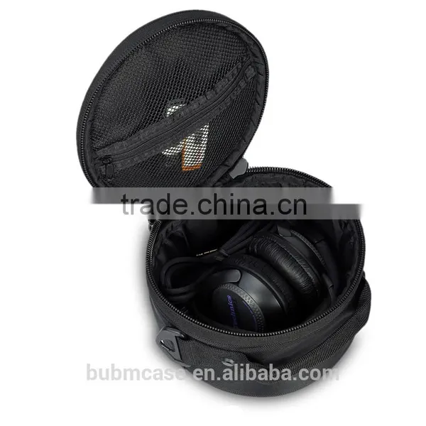 BUBM Portable Headphone Carrying Case/Bag Headphone Case With Zipper Enclosure photo-5