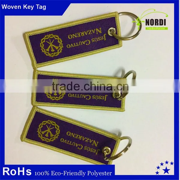 Customized Christmas Gift Embroidered Keychain for Multiple Keys photo-5