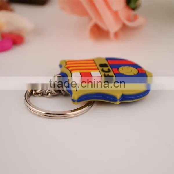 Football Club Soft Pvc Keychain Pvc Rubber Key Chain photo-3