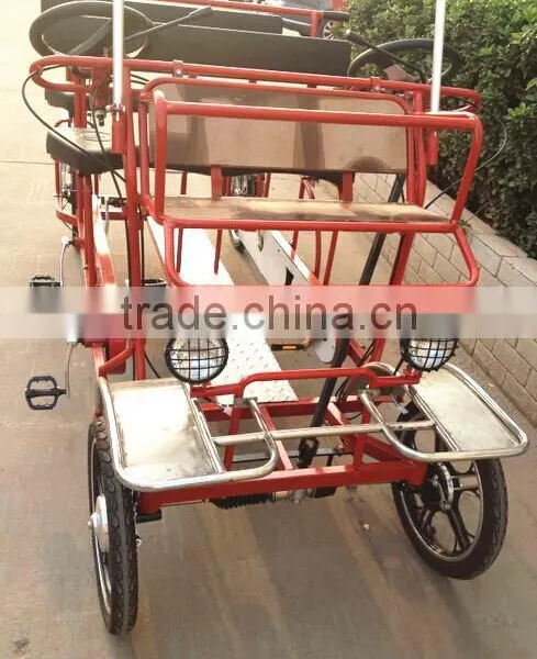 2015 New Best Europe Red Quadricycle Surrey Bike photo-5
