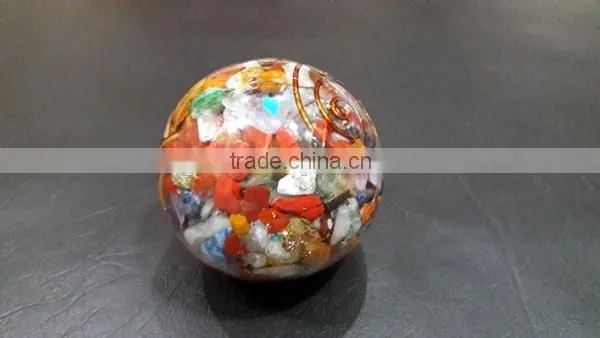 Mix Gemstone Orgone Ball : Wholesale Orgone Ball From India photo-2