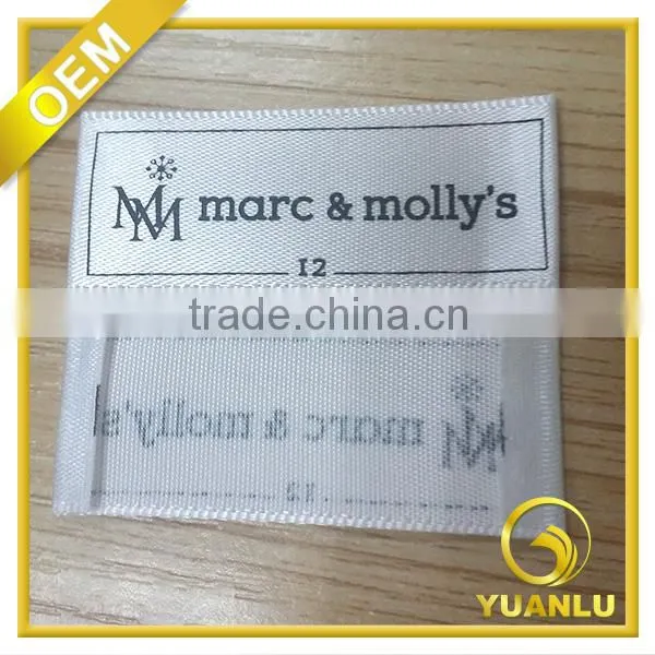 Washing Care Instruction Polyester Satin Label photo-2