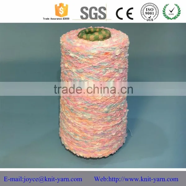 Superior Quality Boutique 1/5.7NM Polyester Feather Yarns for Knitting photo-2