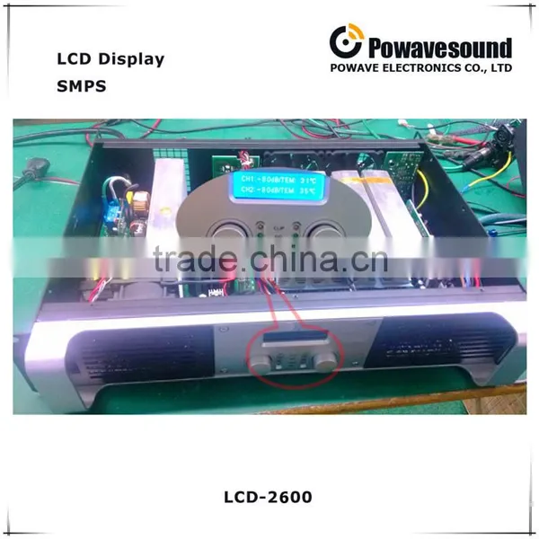 LCD Series Powavesound Sound Power Amplifier Professional Sound System Power Amplifier photo-3