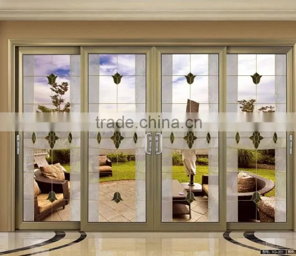 Nice Aluminum Champagne Sliding Glass Windows&door