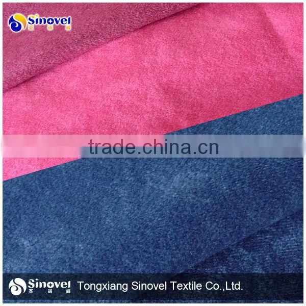100% Polyester Speckled Velvet Fabric / Alboa / Tricot Velvet