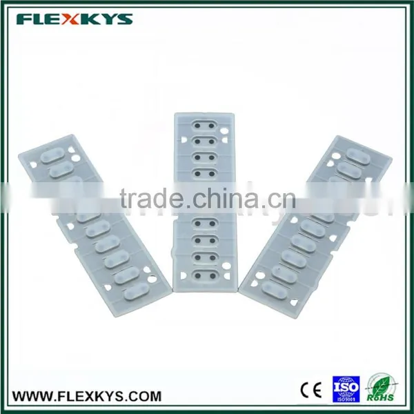 Custom Computer Keys Standard Remote Control Silicone 6key Rubber Keypad photo-2
