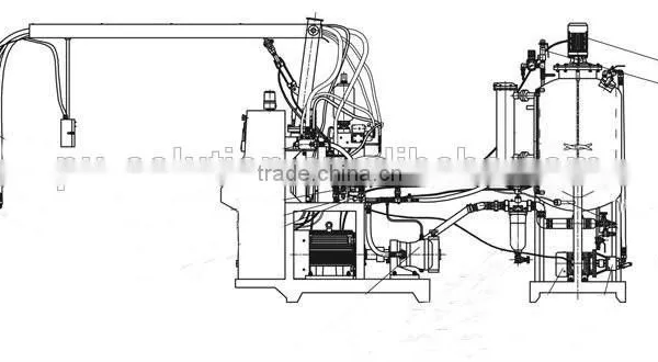 PU High Pressure Foaming Injection Machine for Making Personal Protective Equipment photo-3