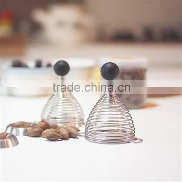 Good Quality Price Kitchen Tools Stainless Steel Spring Manual Nut Cracker photo-3