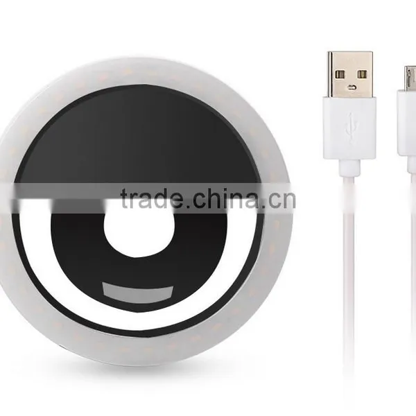 Rechargeable Selfie Ring Light Beauty Flashlight Li-Poly 36 LED Cellphone LED Fill Camera Light photo-3