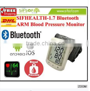 SIFHEALTH-1.7 Bluetooth Arm Blood Pressure Monitor/Healthcare Supply