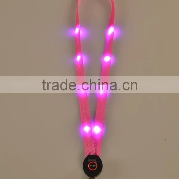 Colorful Nylon Webbing Reflective Lanyard photo-2