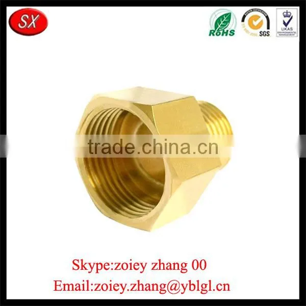 High Precision Customized Made Brass Pipe Fittng Reducer Bushing photo-3