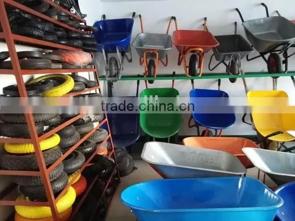China Steel Wheelbarrow Cheap Rod Car WB6400 for Sale photo-4