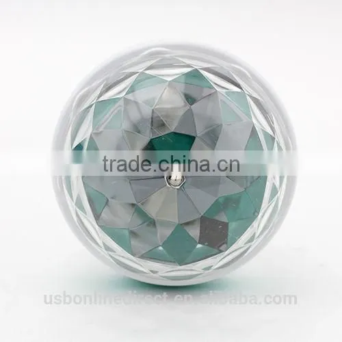 Fashionable 3W E27 RGB Led Crystal Magic Ball Light Led Rotating Lamp photo-4