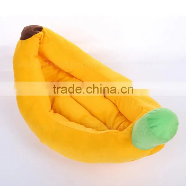 Banana Shaped Luxury Dog Pet Bed photo-4