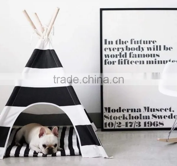 2016 Promotional Dog Teepee Tent Dog Play Room House Bed Wholesale photo-3