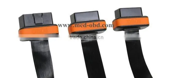Flat OBD2 Spitter Y Cable 16pins Female to 2 Pieces 16pin Male photo-2