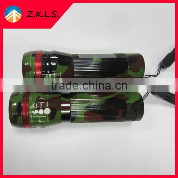 3 Different Modes Camouflage Pattern Emergency Torch Light With photo-5