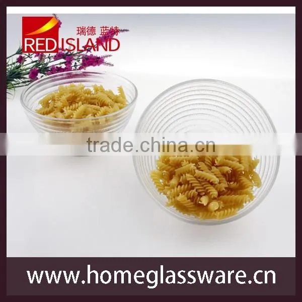 Glass Factory Supply 15cm Crystal ROUND Salad BOWL & DISHES Circle Design 2016 photo-3