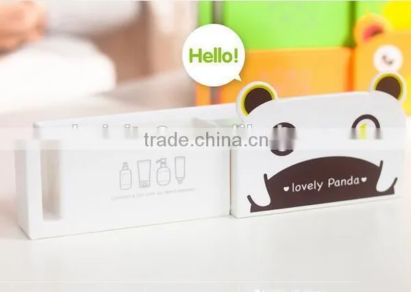 CY060 Lovely Animal Toothbrush Holder Family Use Suction Cup Toothbrush Box photo-2