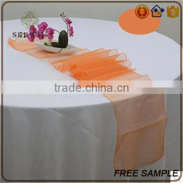 High Quality Discount Modern Elegant Organza Fabric Table Dresser Runners photo-2