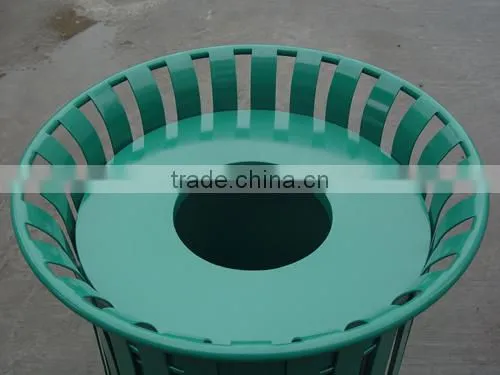 Arlau Outdoor Metal Steel Wastebasket Street photo-2