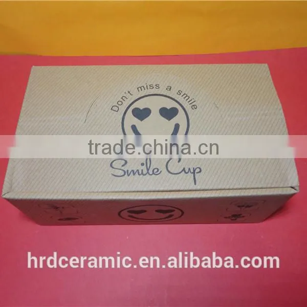 High Quality Promotional Logo Printed Ceramic French Coffee Cups photo-5