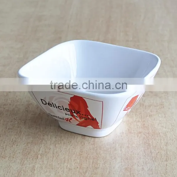 Stoneware Japanese Style Bowl in Handpainted Design or Decal Printing With Chopsticks Holder photo-4