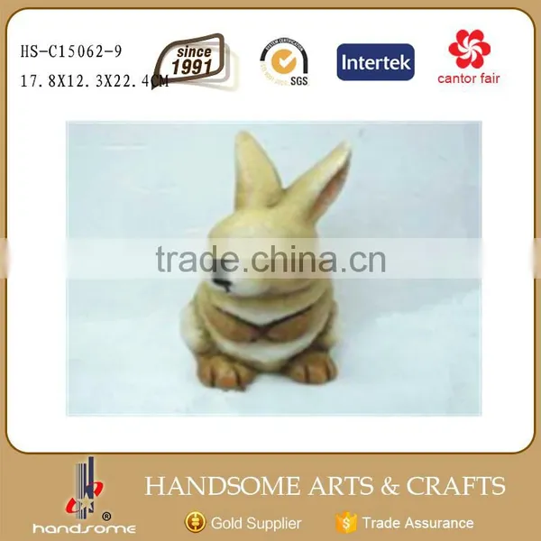 10 Inch Resin Home and Garden Decoration Animals Rabbit Figurine Art Supply photo-5