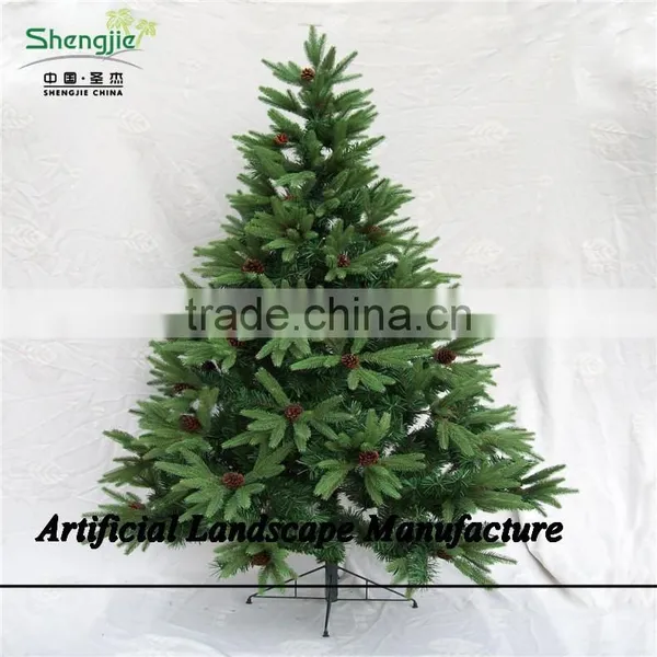 SJZJN 1512 HIGH Quality ! 2015 Green Artificial Christmas Tree & PVC and PE a Variety of Color photo-2